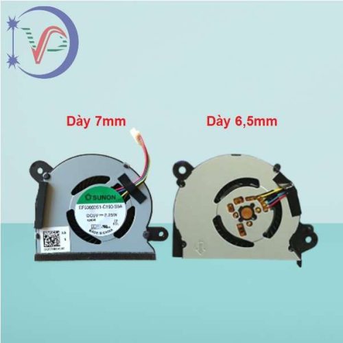 Quạt tản nhiệt cpu laptop Asus X202E S200E Q200E X201E