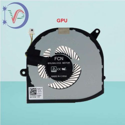 Quạt tản nhiệt cpu laptop Dell Xps 15 9560 Precision 5520 M5520(GPU)