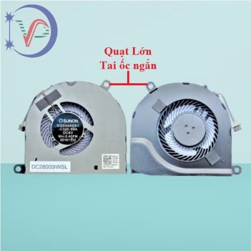 Quạt tản nhiệt cpu laptop Dell Latitude 5480 5490 E5480 E5490