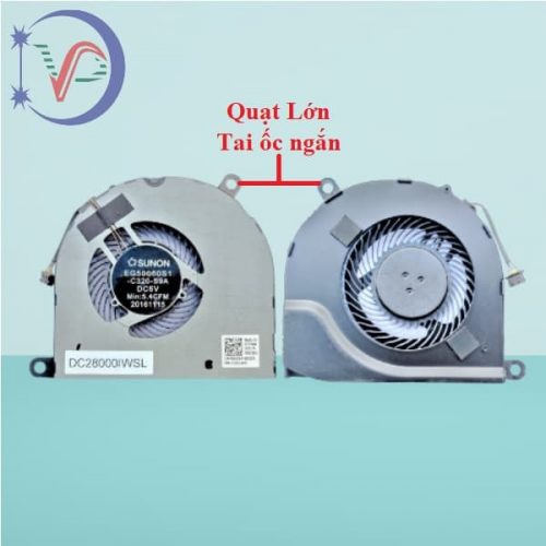 Quạt tản nhiệt cpu laptop Dell Latitude 5480 5490 E5480 E5490 (Cặp lớn)