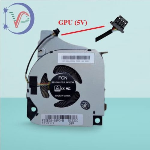 quạt tản nhiệt cpu laptop Dell Inpiron G5 5590 7590 G5-5590 G7-7590 G7-7790 P82FG5-5590 (GPU) 5V