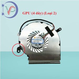 Quạt tản nhiệt cpu laptop Msi GE62 GE72 PE60 PE70 GL62 GL72 MS-16JB MS-16J9 N366 N402 N374 - Ảnh 6