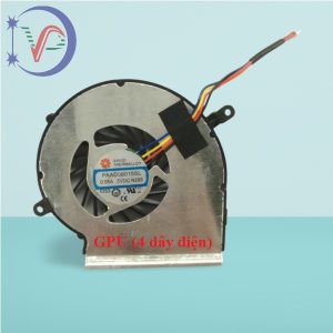 Quạt tản nhiệt cpu laptop Msi GE62 GE72 PE60 PE70 GL62 GL72 MS-16JB MS-16J9 N366 N402 N374 - Ảnh 5