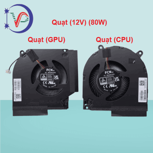 Quạt tản nhiệt cpu laptop HP Victus 16-R 16-R0073CL 16-WD000 16-S 16T-S TPN-C169
