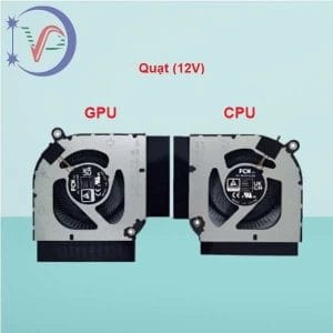 Home Quạt tản nhiệt cpu laptop Acer Nitro 5 AN515-46 AN515-58 AN517-55 N22C1 (12V)