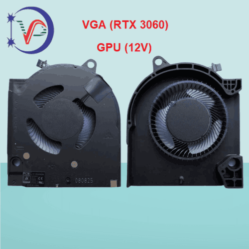 Quạt tản nhiệt cpu laptop Dell G15 5511 G15 5515 - Vga (RTX 3060) (12V)