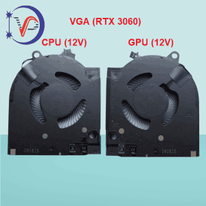 Quạt tản nhiệt cpu laptop Dell G15 5511 G15 5515 - Vga (RTX 3060) (12V)